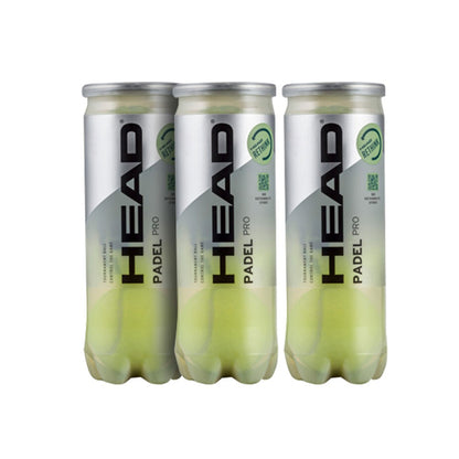 HEAD Padel PRO Padel Balls Pack of 3