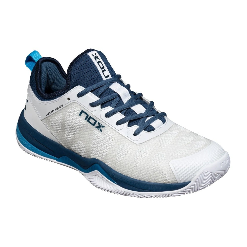 NOX NERBO White/Blue 2024 Padel Shoes