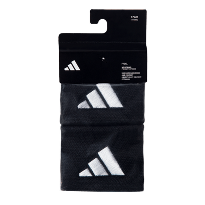 ADIDAS S Black White Wristband X2 ALE GALAN