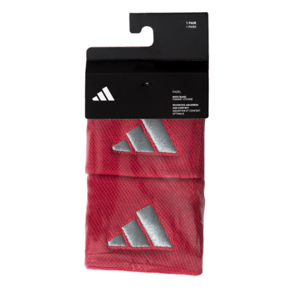 ADIDAS S Red Grey Wristband X2