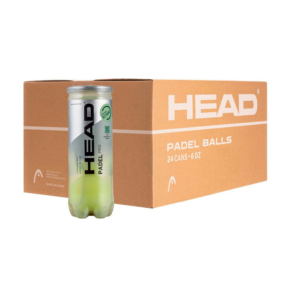 HEAD Padel PRO Padel Balls Box (24 Pcs)