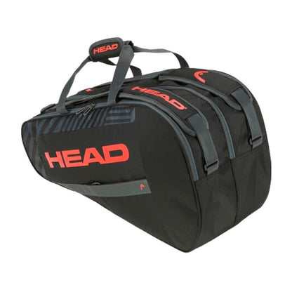 HEAD BASE Padel Bag M 2023 Negro/Rojo (Paletero)